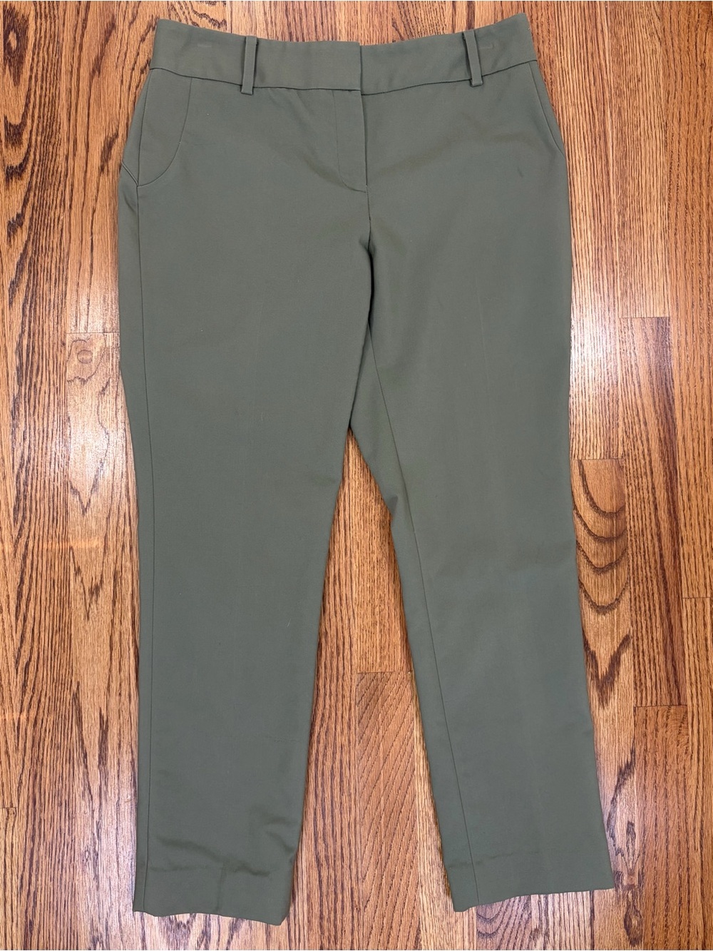 Chaus Olive Green Ankle Pants (4)